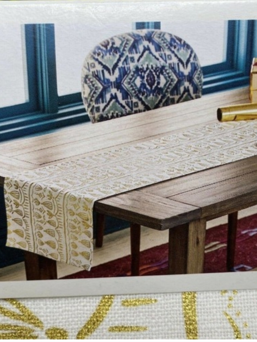 Opalhouse Table Runner Gold 14” x 72” NEW